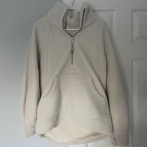 Lululemon scuba oversized fleece funnel-neck half-zip